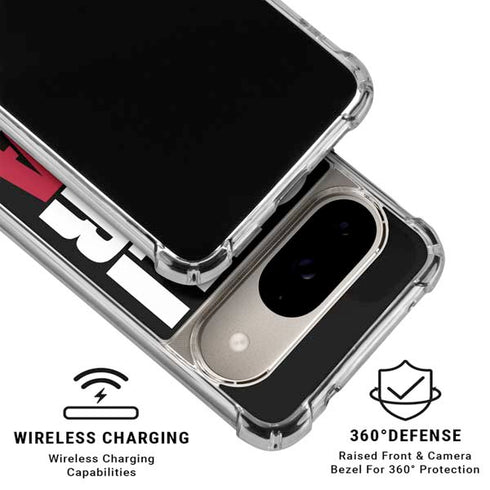 California Black Block Google Pixel 10 Clear Case
